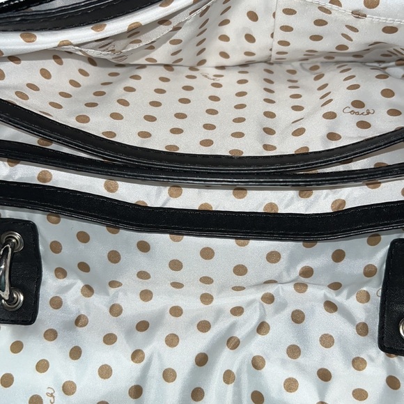 NWT Coach Black Leather Bag. - Picture 10 of 14